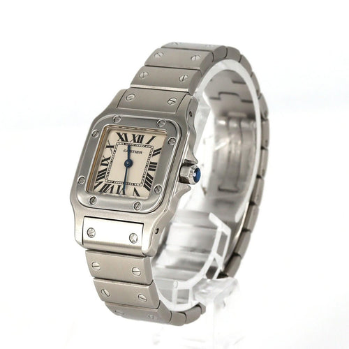 Cartier Santos Galbe SM SS Quartz Watch — view 2