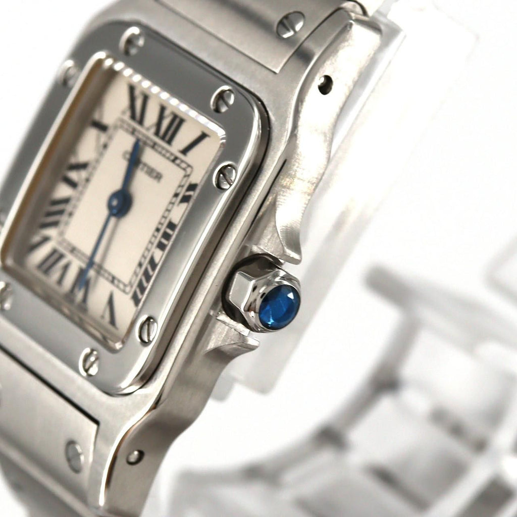 Cartier Santos Galbe SM SS Quartz Watch — view 4