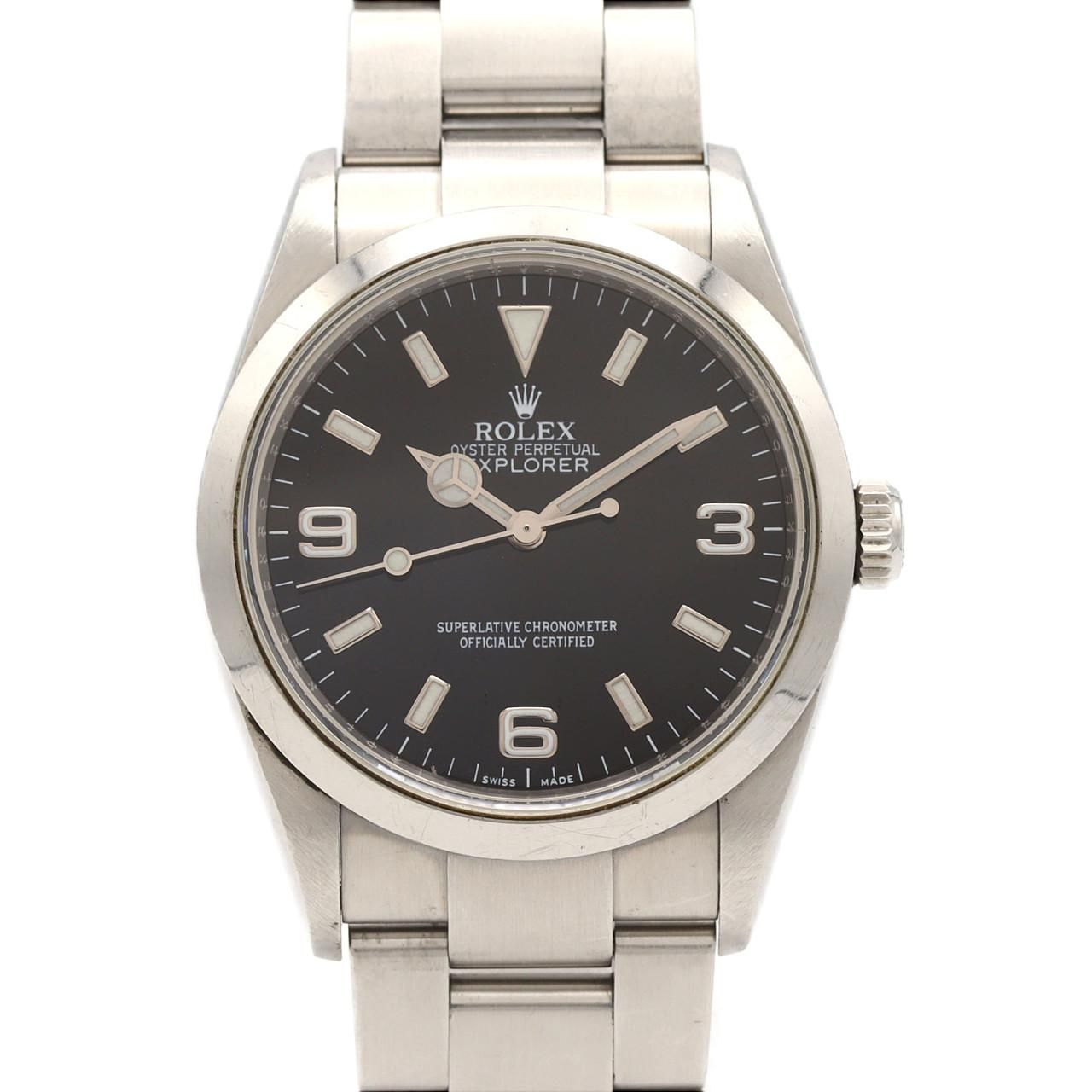 Rolex Explorer-i SS Automatic Winding M Number Watch