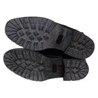 Hermes Boots 40 Dark Gray Side Zip Shearling — view 4