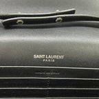 Saint Laurent Paris Wallet Monogram Chain Pink Leather Shoulder — view 6