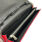 Saint Laurent Paris Wallet Monogram Chain Pink Leather Shoulder — view 4