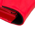 Saint Laurent Paris Wallet Monogram Chain Pink Leather Shoulder — view 8