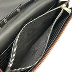 Saint Laurent Paris Wallet Monogram Chain Pink Leather Shoulder — view 5