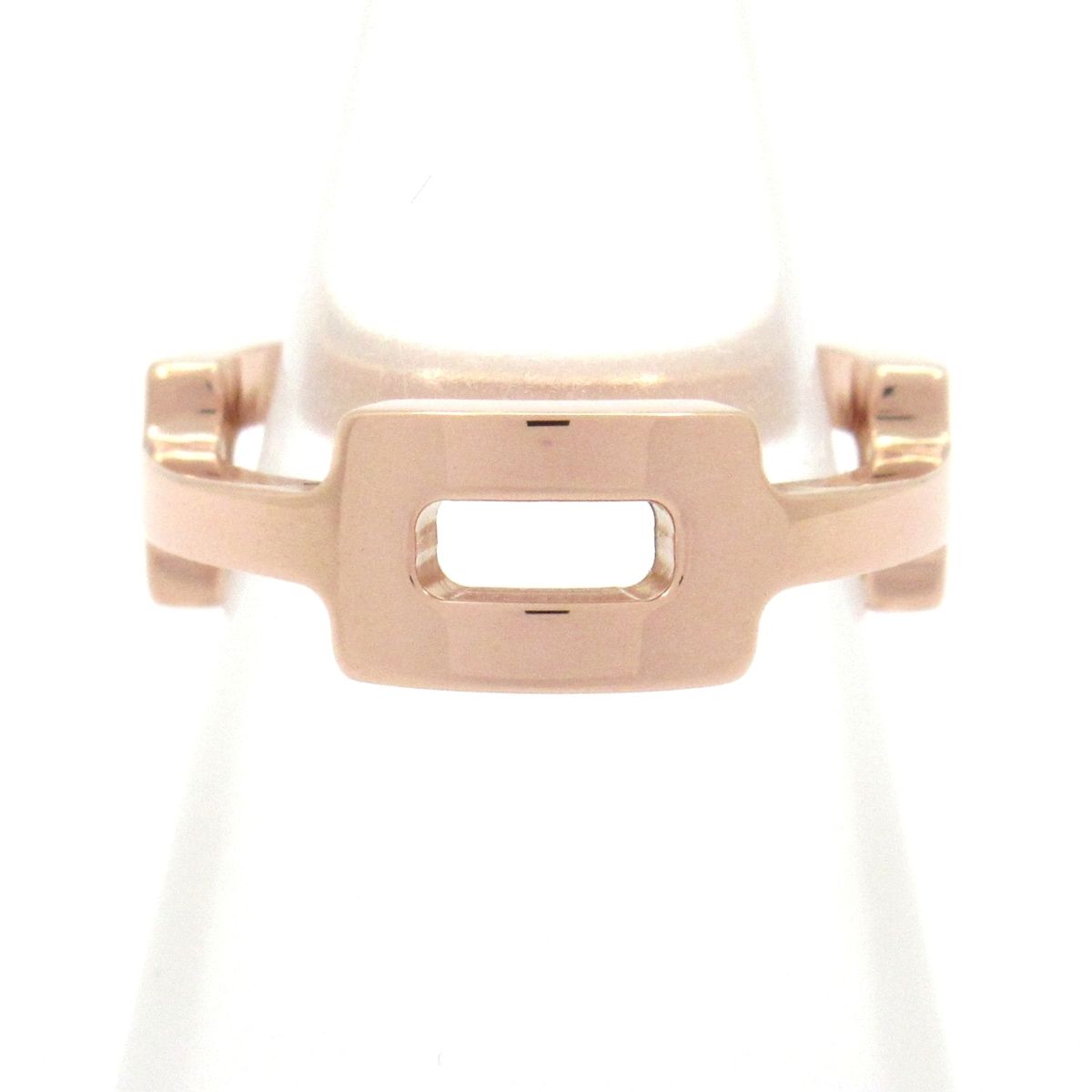 Hermes Ring 49 18k Pink Gold