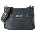 Hermes Shoulder Bag Gipsiere 34 Black Silver