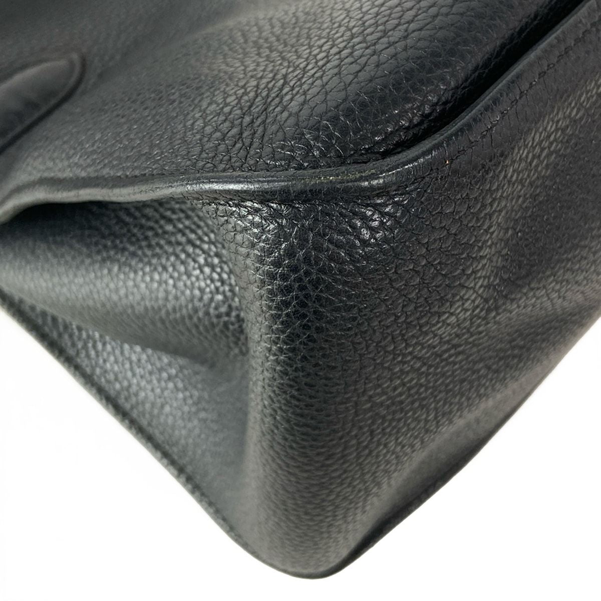 Hermes Shoulder Bag Gipsiere 34 Black Silver — view 9