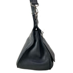 Hermes Shoulder Bag Gipsiere 34 Black Silver — view 2