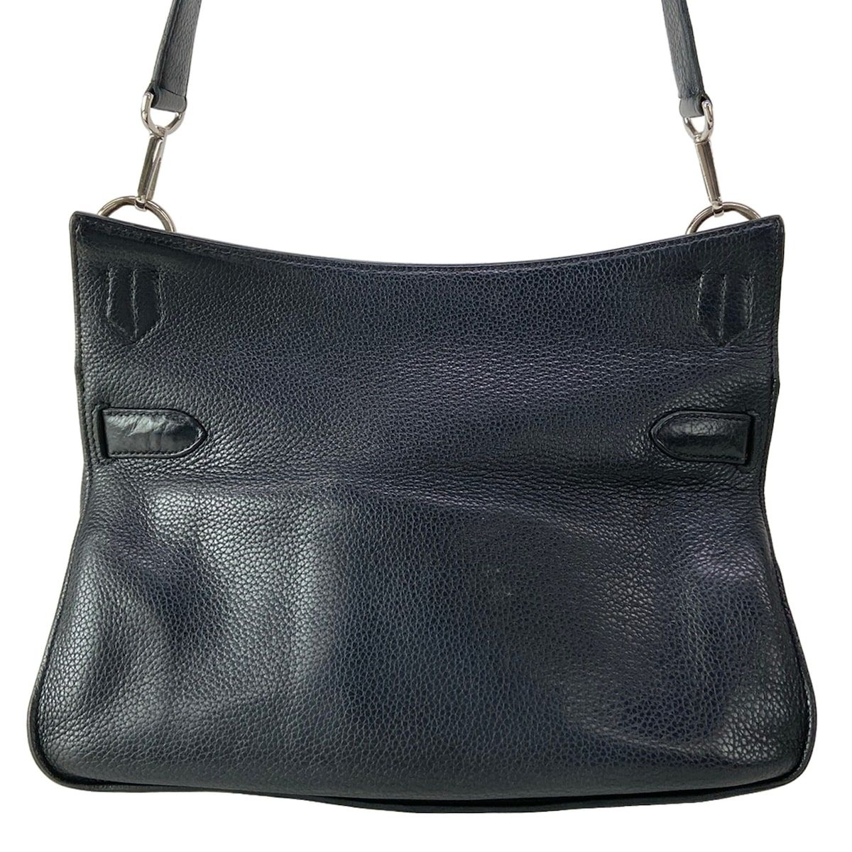 Hermes Shoulder Bag Gipsiere 34 Black Silver — view 3