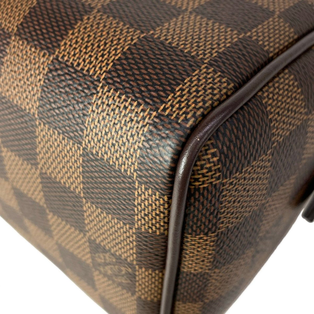 Louis Vuitton Handbag Damier Speedy Bandouliere Ebene Leather Cowhide — view 7