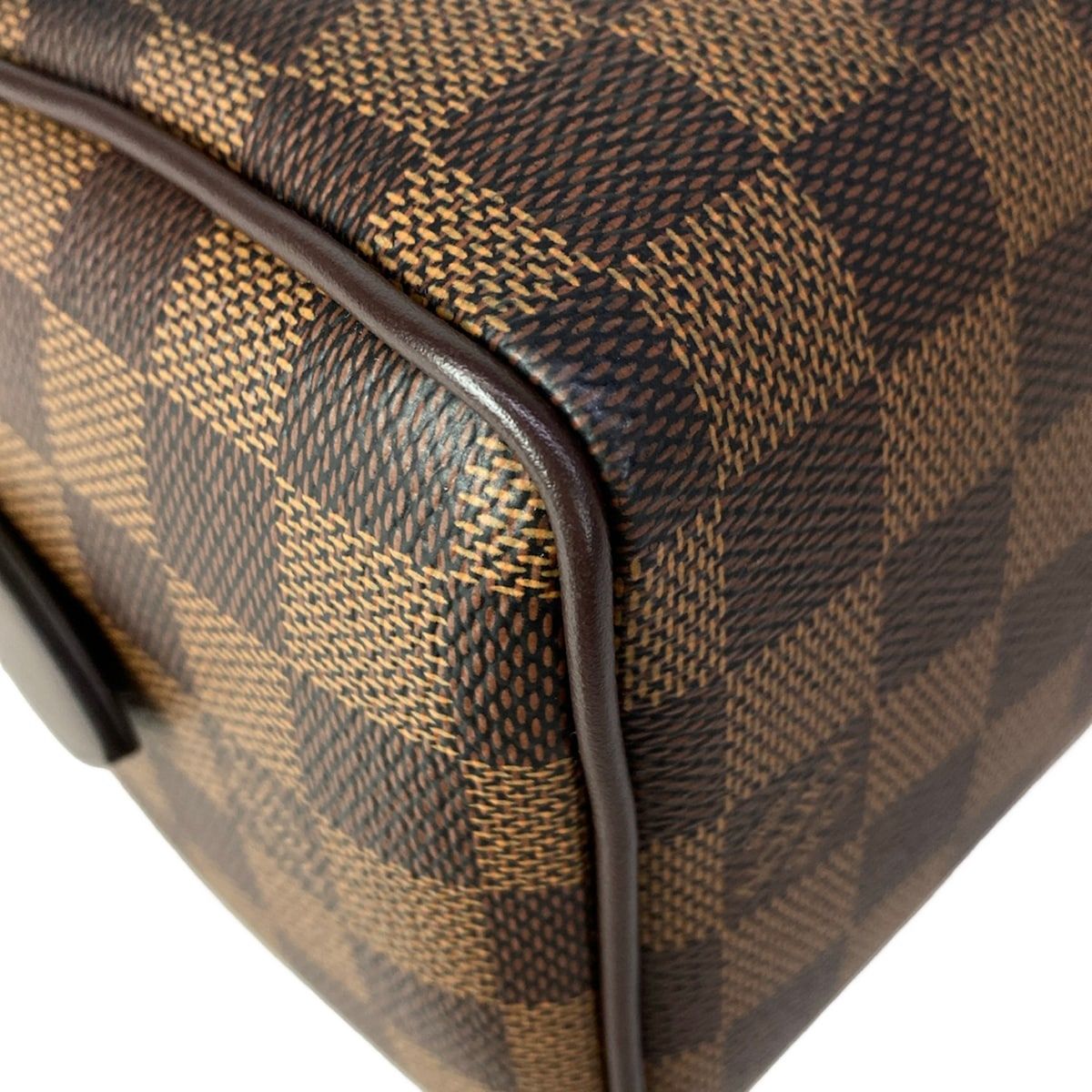 Louis Vuitton Handbag Damier Speedy Bandouliere Ebene Leather Cowhide — view 8