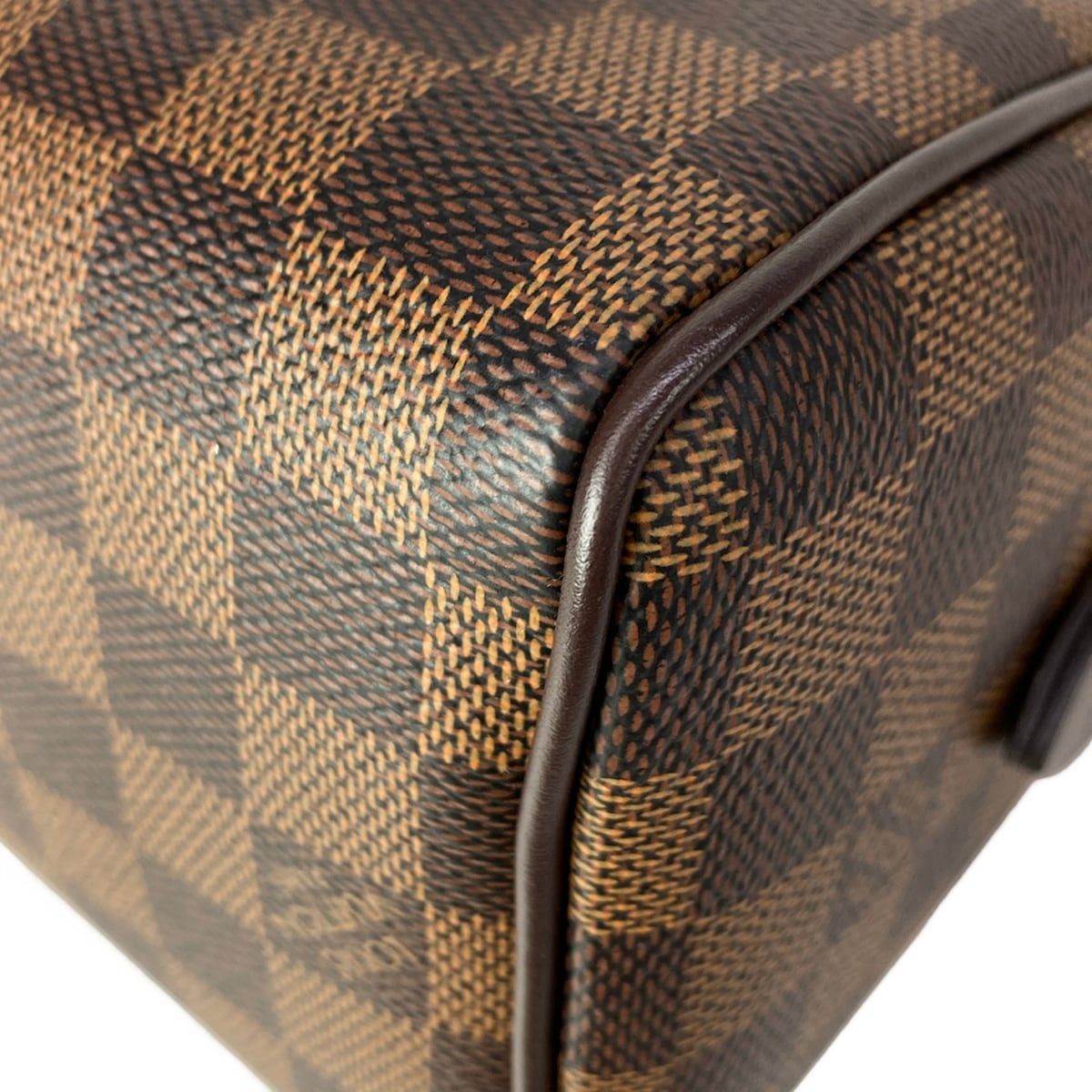 Louis Vuitton Handbag Damier Speedy Bandouliere Ebene Leather Cowhide — view 9