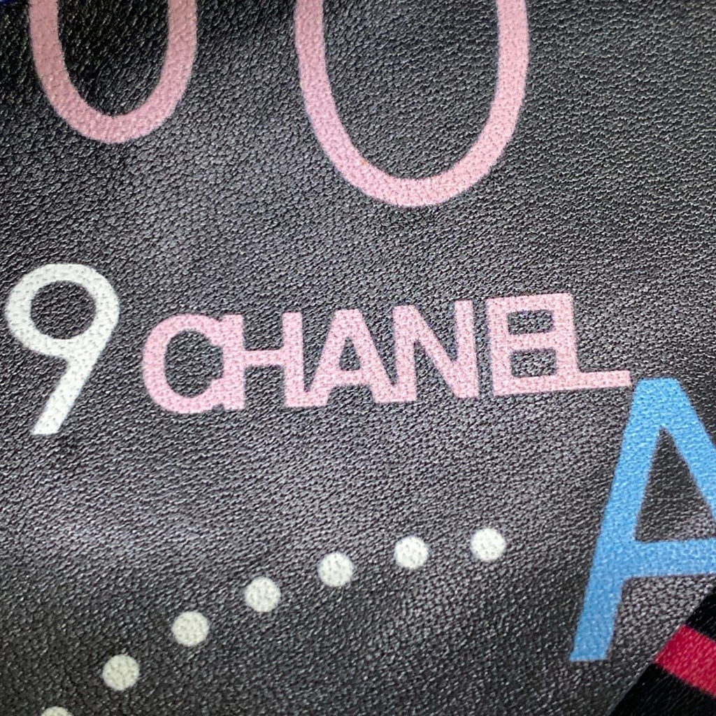Chanel Flat Shoes 36c White CC Logo Ribbon Leather — view 9