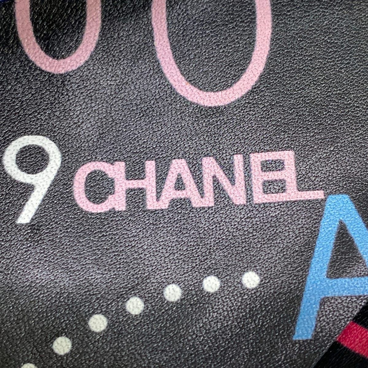 Chanel Flat Shoes 36c White CC Logo Ribbon Leather — view 9
