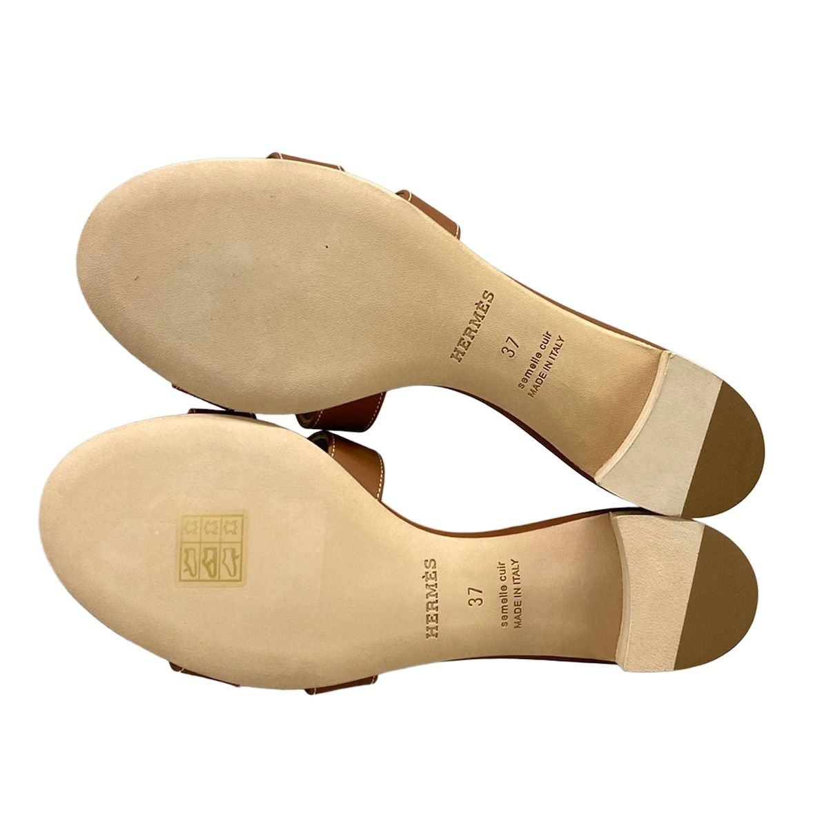 Hermes Mules Oasis Gold — view 8