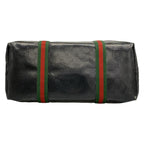 Gucci Tote Sherry Crystal GG Black Green Red Leather — view 5