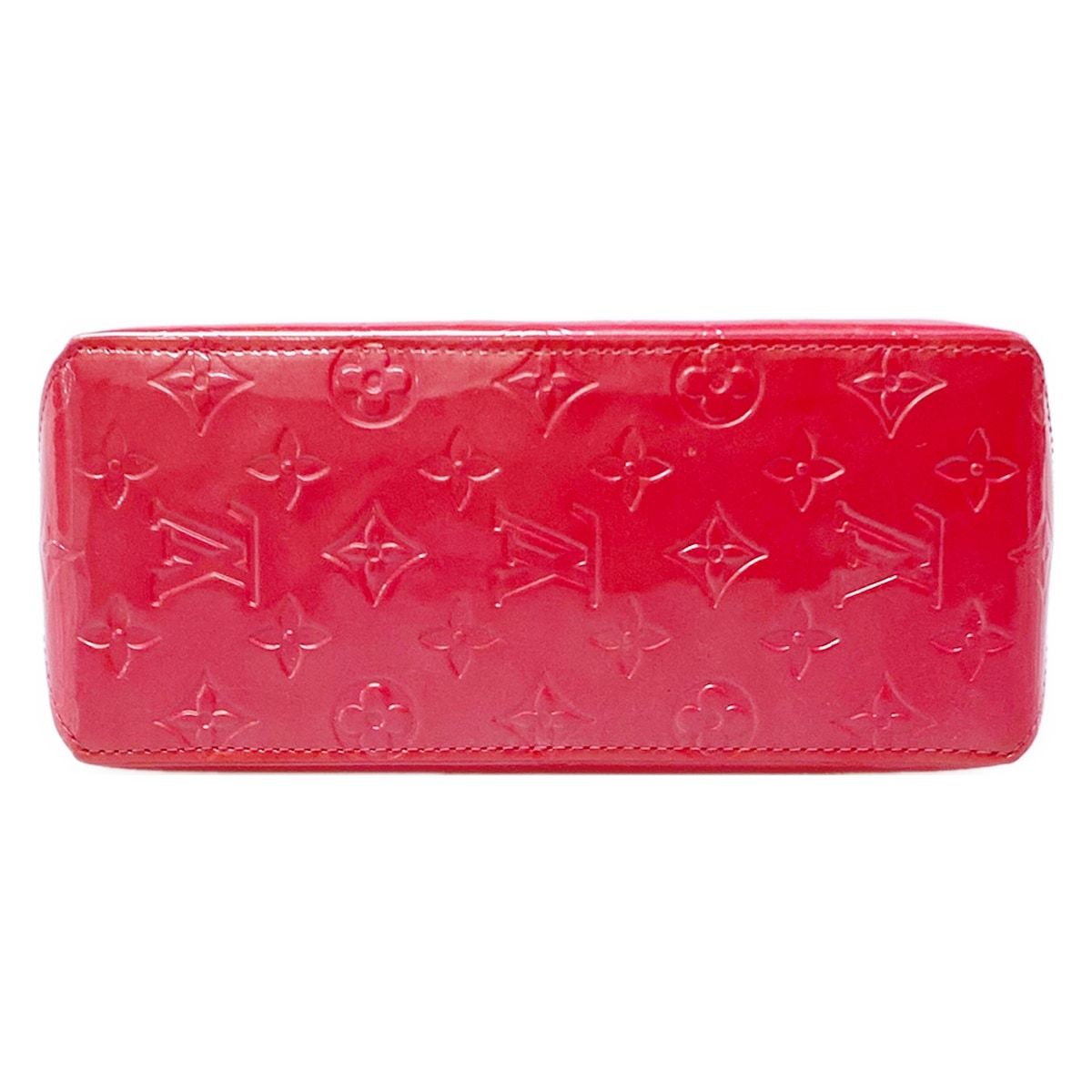 Louis Vuitton Handbag Monogram Vernis Reed PM Framboise Leather — view 5