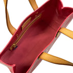 Louis Vuitton Handbag Monogram Vernis Reed PM Framboise Leather — view 7