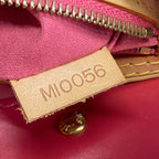 Louis Vuitton Handbag Monogram Vernis Reed PM Framboise Leather — view 9