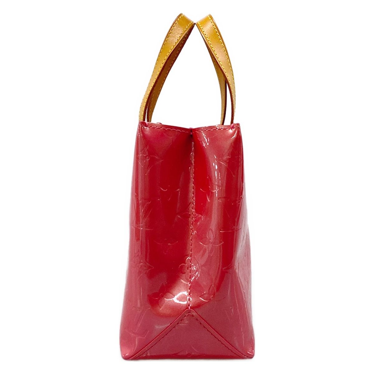 Louis Vuitton Handbag Monogram Vernis Reed PM Framboise Leather — view 2