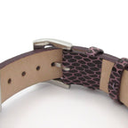 Dolce & Gabbana D&G Watch Heart Rhinestone Bezel Leather Embossed Black — view 5