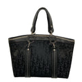 Dior Tote Flower Trotter Black Leather
