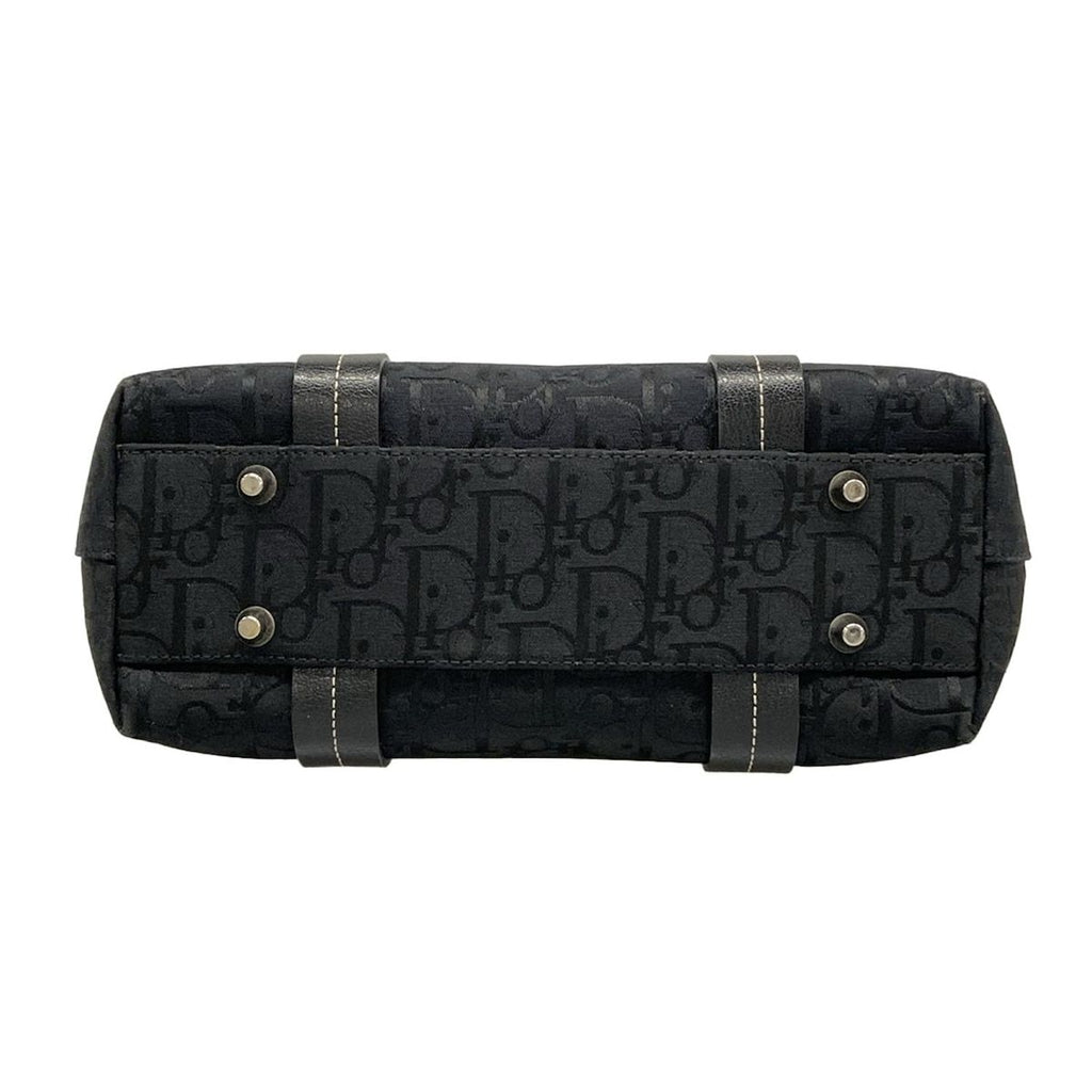 Dior Tote Flower Trotter Black Leather — view 5