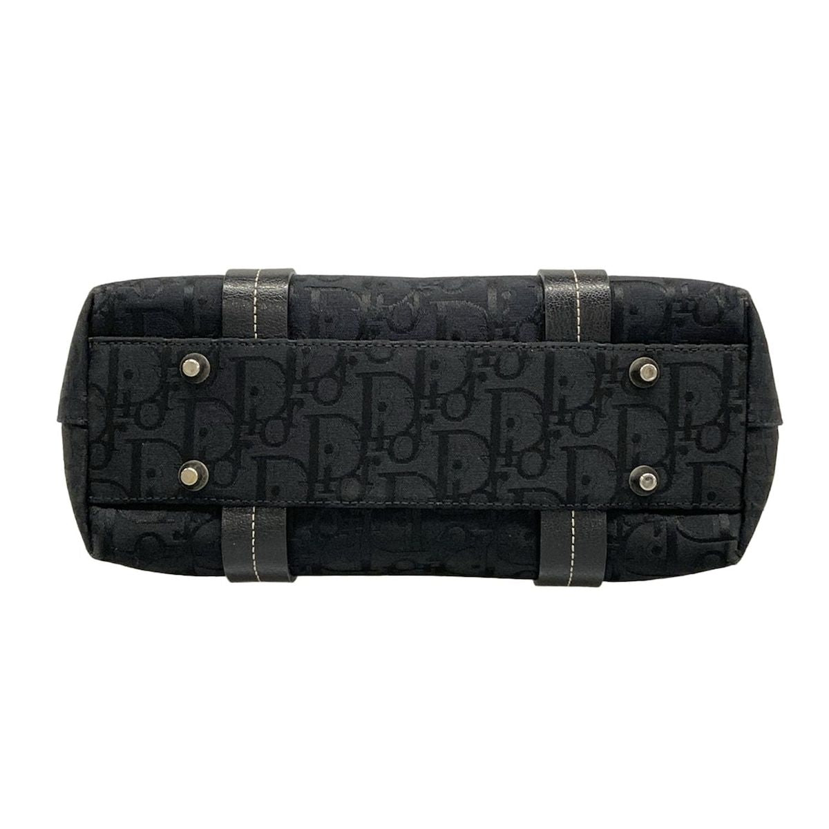 Dior Tote Flower Trotter Black Leather — view 5