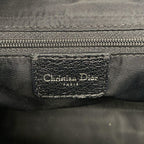 Dior Tote Flower Trotter Black Leather — view 8
