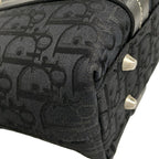 Dior Tote Flower Trotter Black Leather — view 6