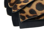 Saint Laurent Rive Gauche Handbag Tropez Dark Brown Beige Black Leopard Print — view 7