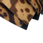 Saint Laurent Rive Gauche Handbag Tropez Dark Brown Beige Black Leopard Print — view 8