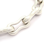 Hermes Bracelet Silver Gold Cadena Charm — view 6