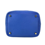 Hermes Handbag Picotin Lock PM Deep Blue Gold — view 5