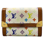 Louis Vuitton Coin Case Monogram Multicolor Porto Monet Pla Blanc
