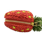 Loewe Coin Case Red Yellow Green Khaki Leather — view 8