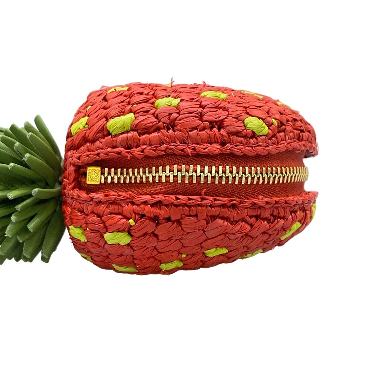 Loewe Coin Case Red Yellow Green Khaki Leather — view 7