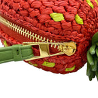 Loewe Coin Case Red Yellow Green Khaki Leather — view 9