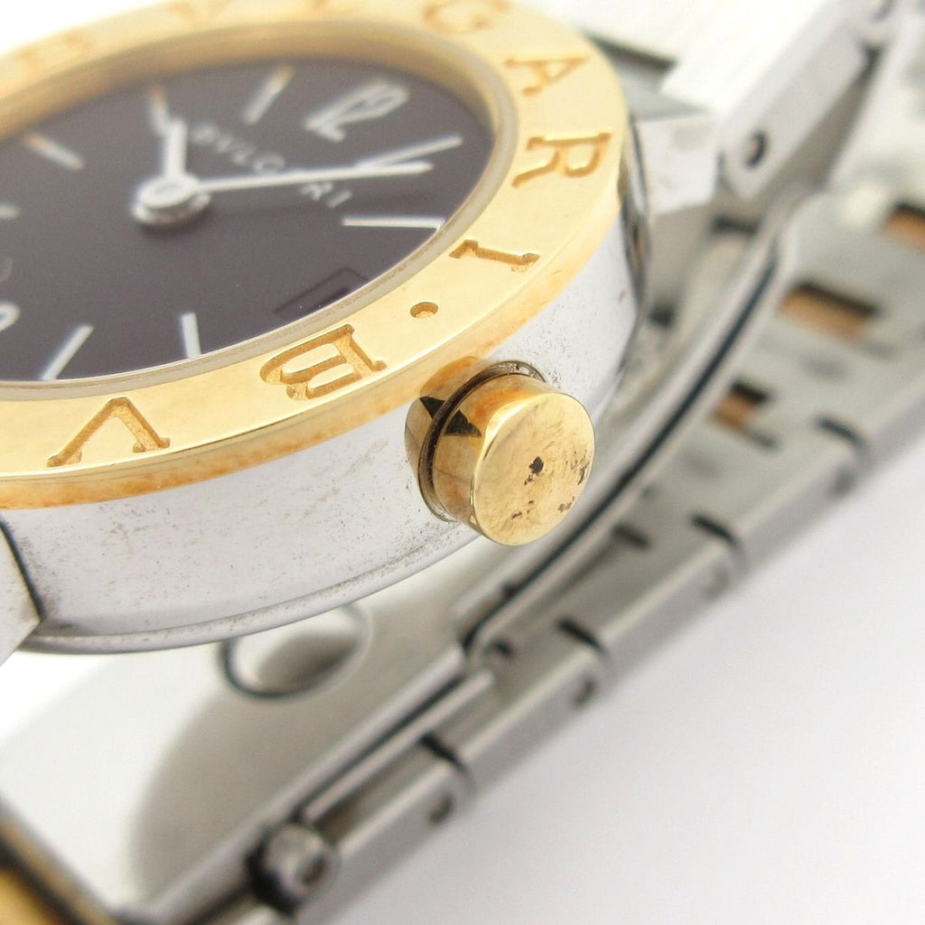 Bvlgari Watch SS 18k Yellow Gold Black — view 9
