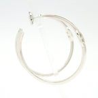 Hermes Earrings Chaine D'ancre GM Silver Hoop 2025.9 Purchase — view 2
