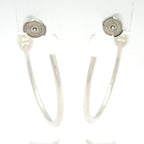Hermes Earrings Chaine D'ancre GM Silver Hoop 2025.9 Purchase — view 3