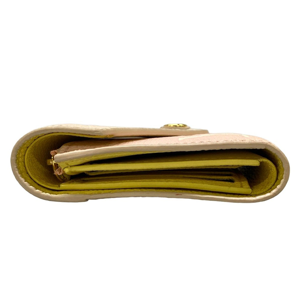Louis Vuitton Trifold Wallet Bicolor Monogram Empreinte Portefeuille Victorine — view 7