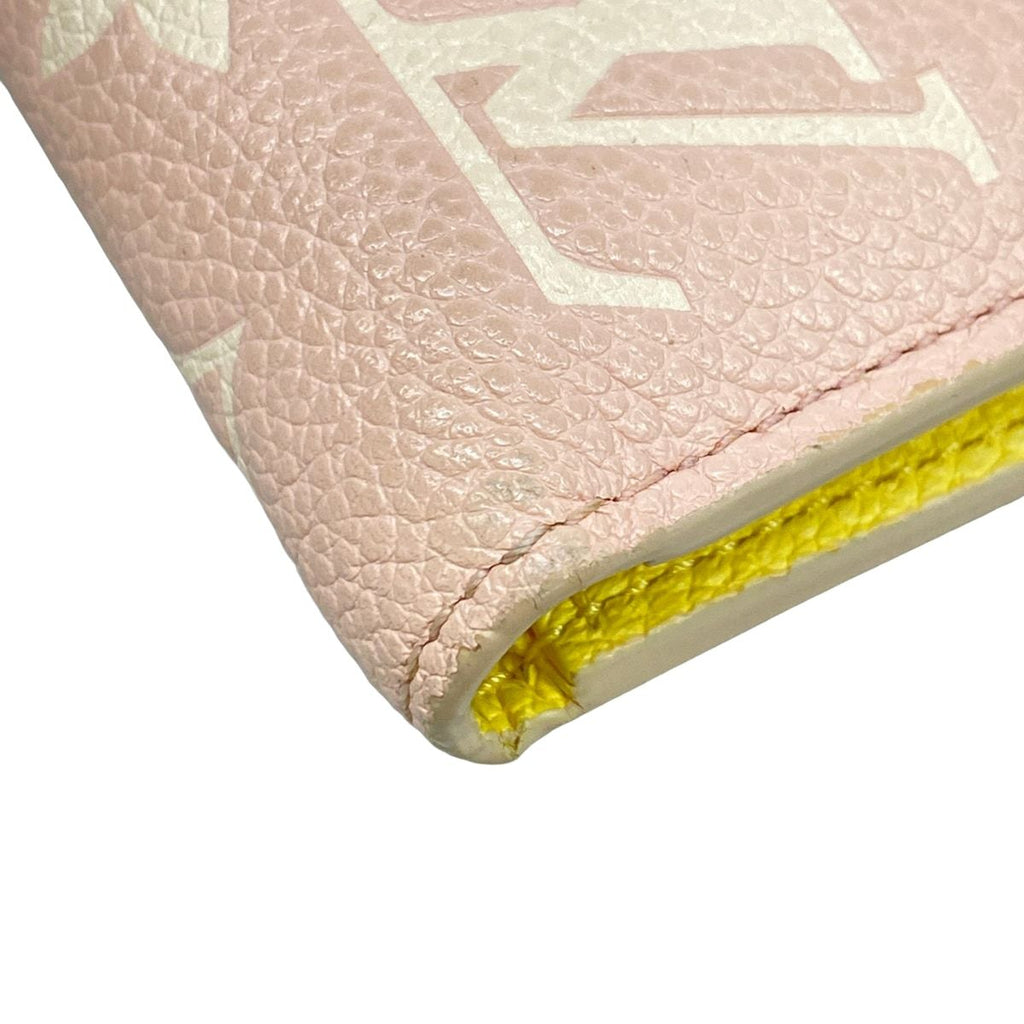 Louis Vuitton Trifold Wallet Bicolor Monogram Empreinte Portefeuille Victorine — view 5