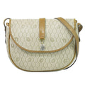 Dior Honeycomb Pattern Shoulder Bag Pochette Beige