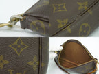 Louis Vuitton LV Pochette Monogram Pouch Handbag Brown — view 8