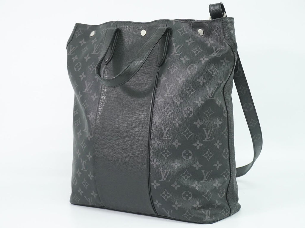 Louis Vuitton LV City Tote Taigarama Monogram Eclipse 2-Way Black Gray — view 2