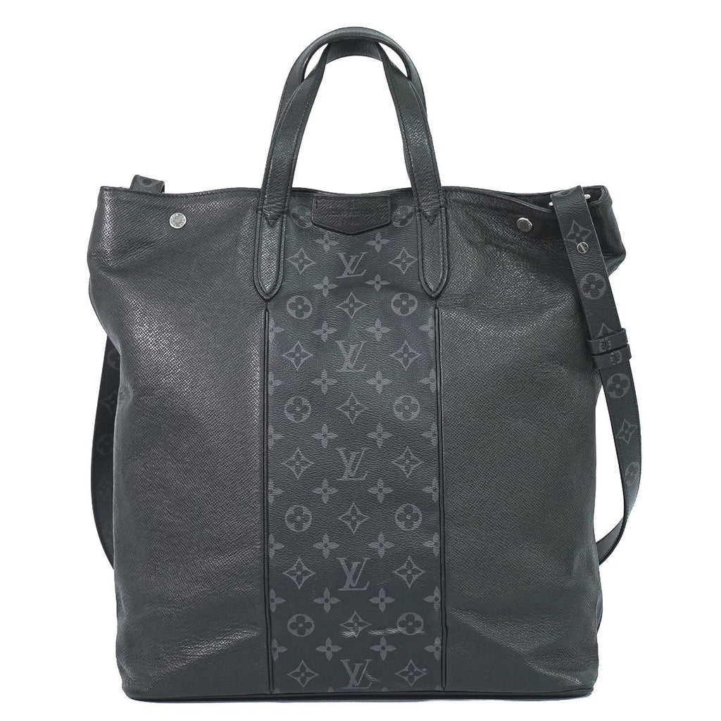 Louis Vuitton LV City Tote Taigarama Monogram Eclipse 2-Way Black Gray