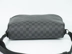 Louis Vuitton LV Daniel MM Damier Graphite Shoulder Bag Black Gray — view 5