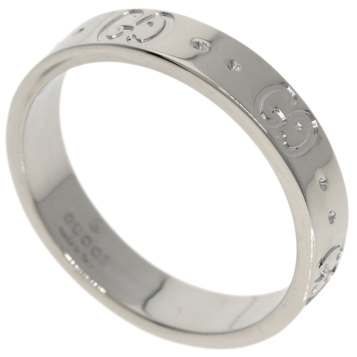 Gucci Icon Ring 18k White Gold