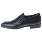Prada Square Toe Business Shoes Loafers Leather Black